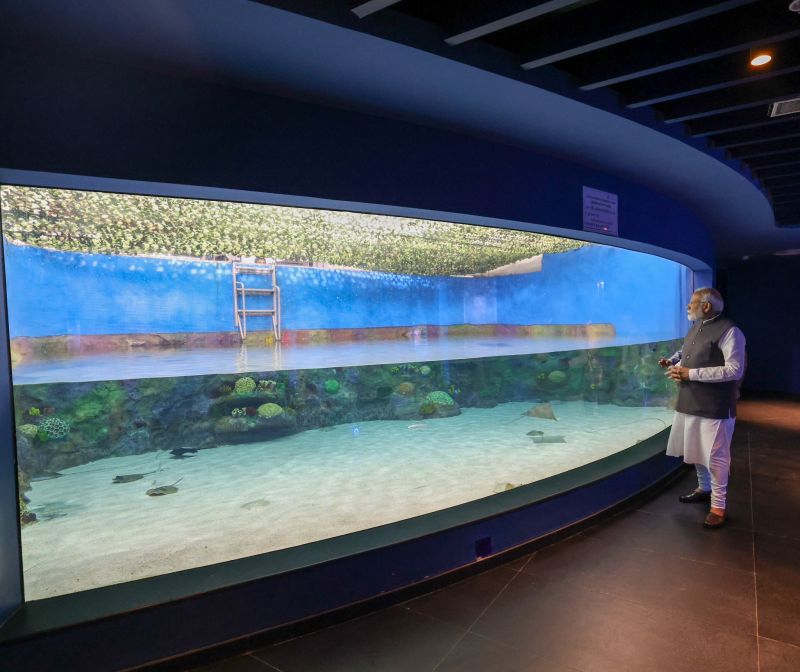 PM Modi Visited Gujarat Science City's Nature Park, Dropped Pics 
