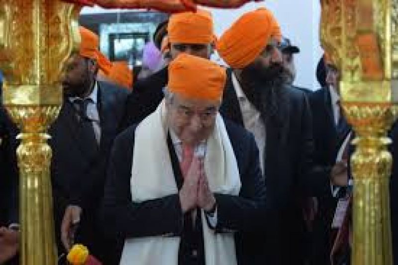 UN Chief Antonio Guterres At Kartarpur Sahib