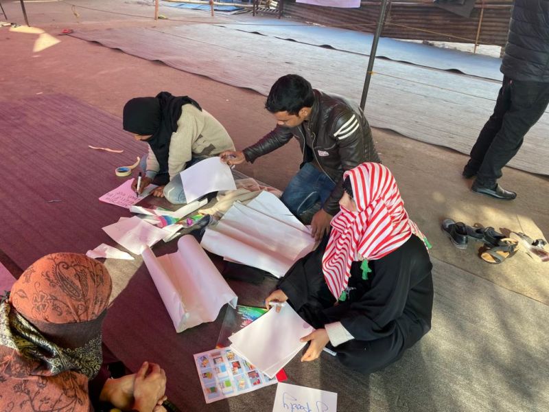 Amid Delhi's poll results, silent protest at Shaheen Bagh
