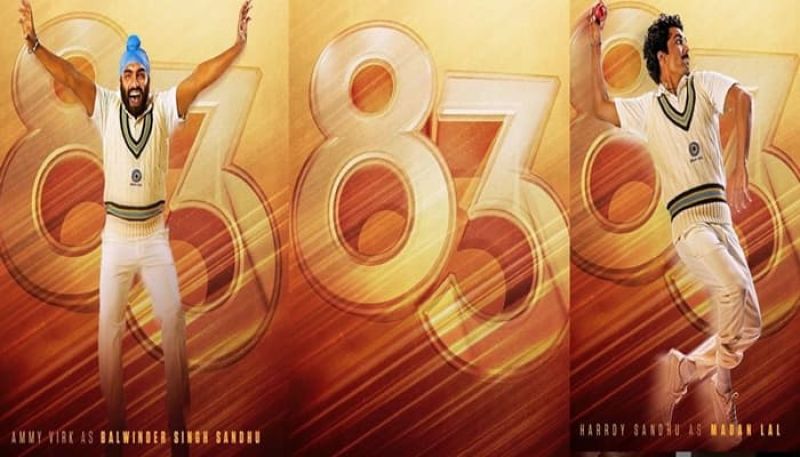 "83" poster: Ammy Virk as Balwinder Singh Sandhu