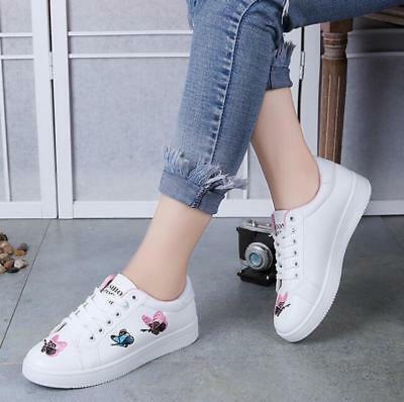 Try These Trendy Embroidered Sneakers
