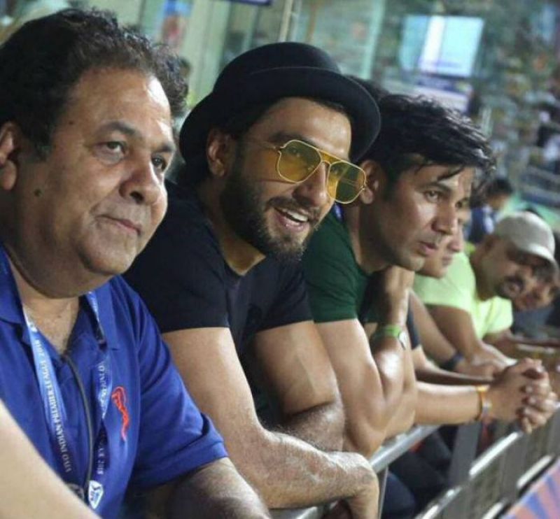 Ranvir Singh Seeing Enjoying IPL Match