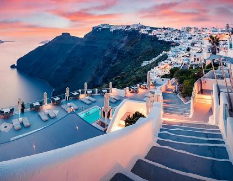 Cliffside village of Santorini is one of the most beautiful islands in all of Europe
