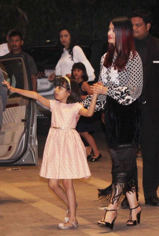 Aradhya feels very sad while hugging her maternal grandmother, as she wants to live more with her