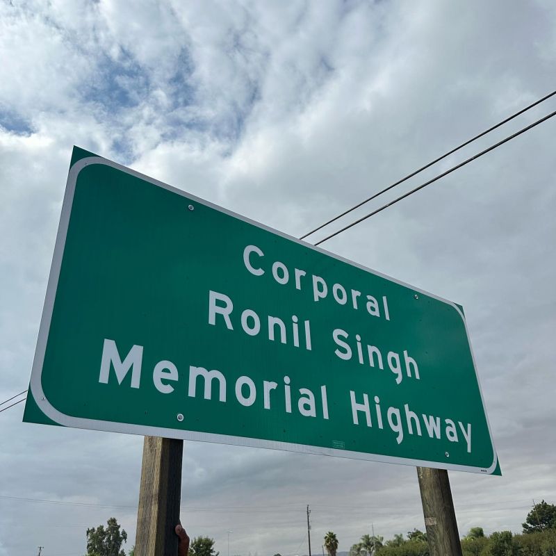 Highway in California Named After Indian-Origin Police Officer Ronil Singh who was shot dead in 2018