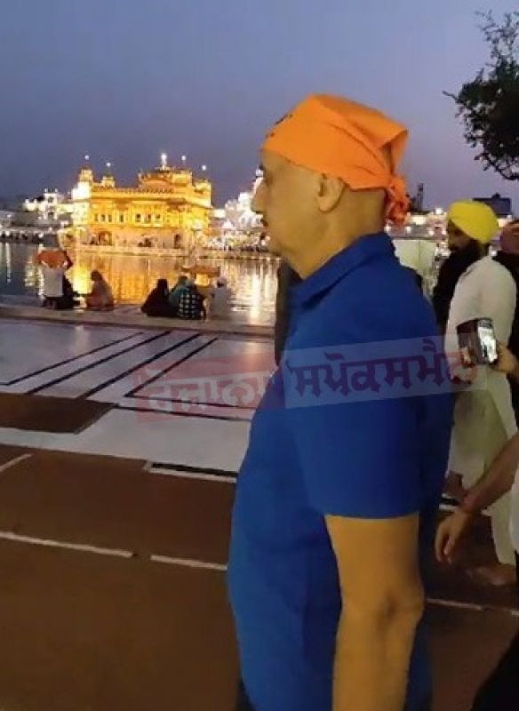 Actor Anupam Kher Seeks Blessings at Golden Temple in Amritsar