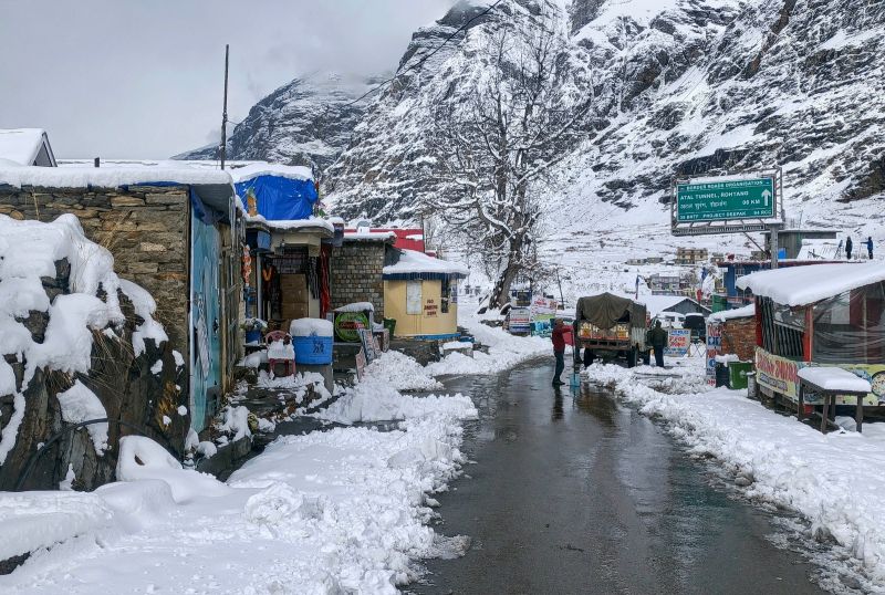 Lahaul-Spiti Blanketed in Fresh Snowfall, Exclusive Pics Capture the Serene Beauty