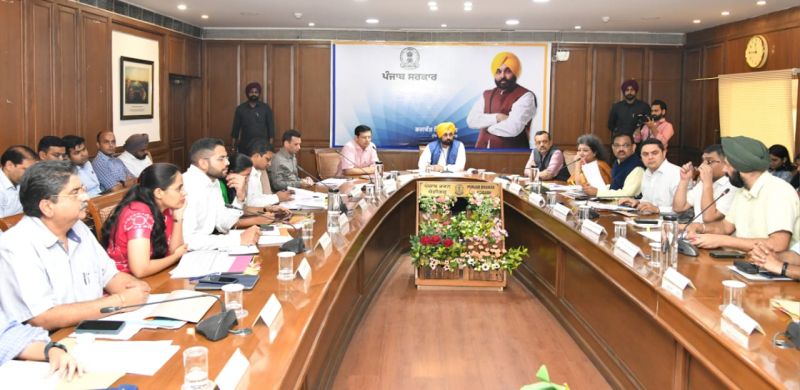 CM Bhagwant Mann Directs Deputy Commissioners for Prompt Paddy Procurement & Lifting
