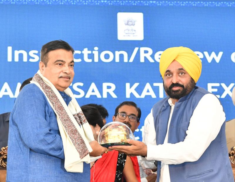 Union Minister Nitin Gadkari Reviews Amritsar-Jammu-Katra Highway Construction