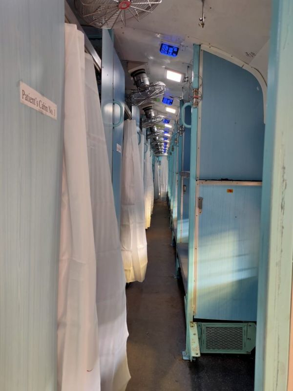 Isolation Coaches have been prepared by the Indian Railways Corornavirus Pendemic