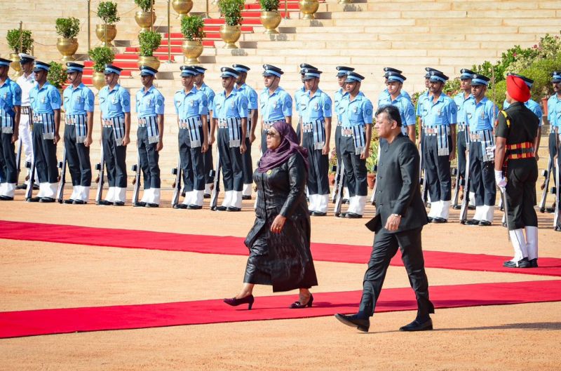 Tanzania President Samia Suluhu Hassan Embarks on India Visit, Welcomed by President Droupadi Murmu & PM Modi
