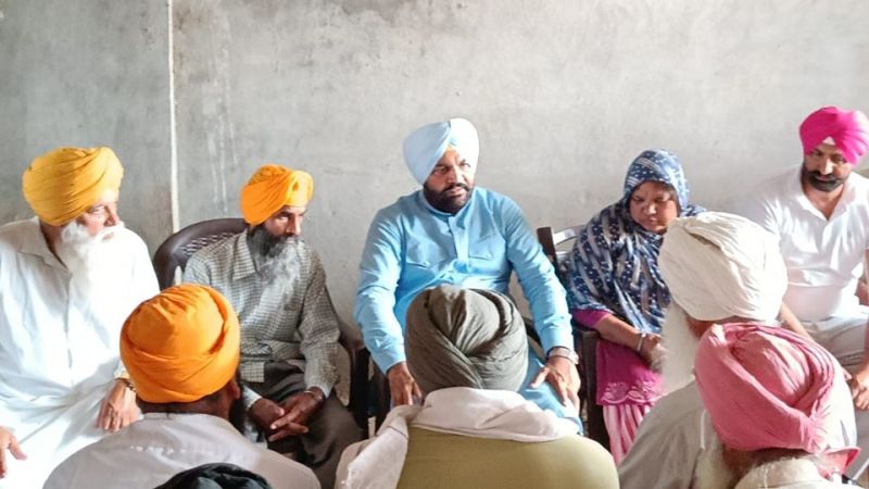 MP Gurjeet Aujla Meet Families of 2 Punjabi Youths Stranded in Indonesia
