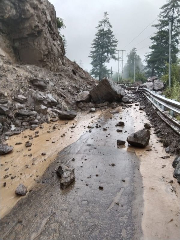 Himachal Pradesh Ravaged by Landslides: National Highway 5 Closed Near Wangtu in Kinnaur District