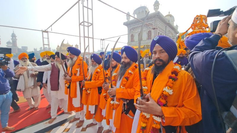 Grand Nagar Kirtan Embarks from Sri Akal Takht Sahib on Martyrdom Day of Sri Guru Teg Bahadur Sahib