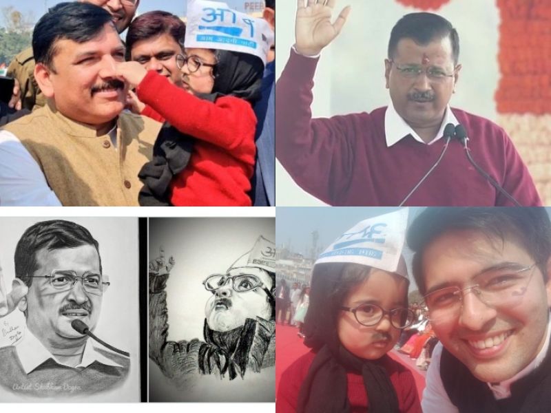 'Baby Mufflerman' centre of attraction at Arvind Kejriwal's swearing-in ceremony