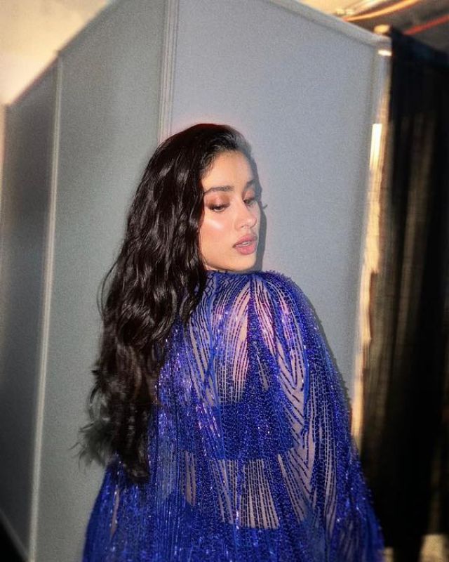 In Pics: Janhvi Kapoor's Captivating Presence Shines in Stunning Blue Couture on the Ramp
