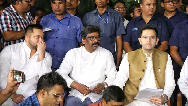 Inaugural Meeting of Coordination Committee of INDIA Alliance held in New Delhi. NCP chief Sharad Pawar, MP Raghav Chadha and KC Venugopal along with many senior leaders were present in the meeting. 