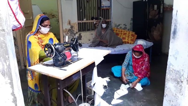 Masks Are Being Prepared At Home