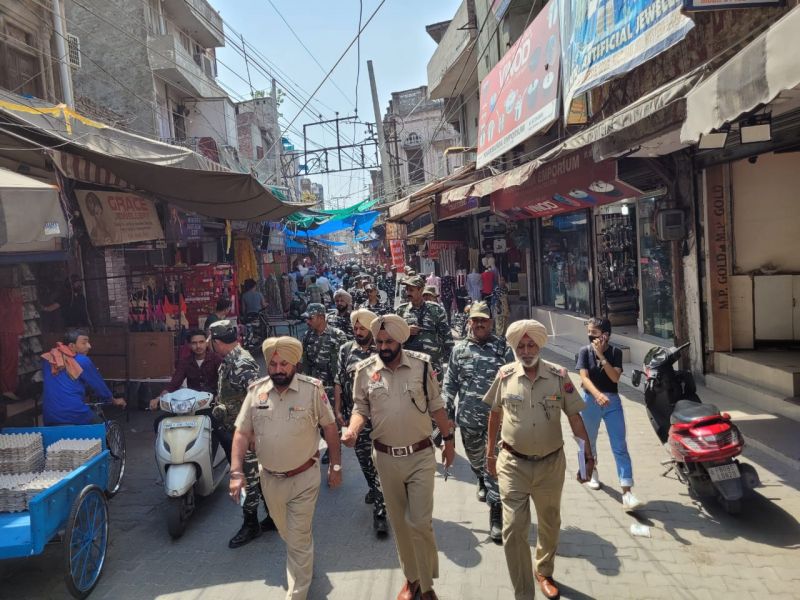 Jalandhar Lok Sabha by-polls: Punjab Police Tightens Security across the state; Cops, Paramilitary Forces Conduct Flag March
