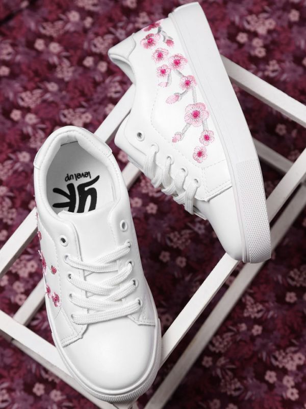 Try These Trendy Embroidered Sneakers
