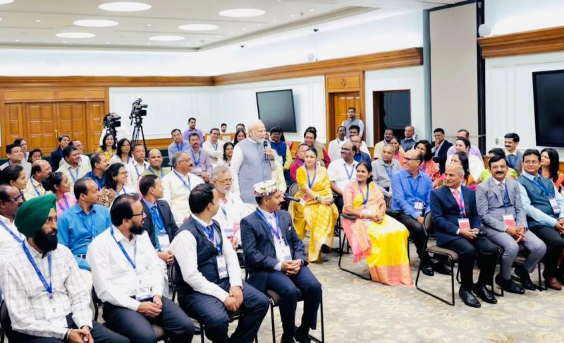 On the Special Occasion of Teacher's Day, Amritpal Singh & Bhupinder Gogia of Ludhiana Received National Teacher Award, Prime Minister Narendra Modi meets 75 teachers of the country
