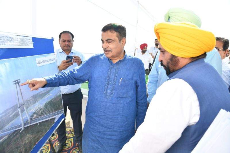 Union Minister Nitin Gadkari Reviews Amritsar-Jammu-Katra Highway Construction