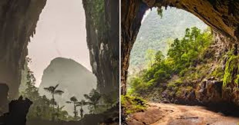 Hang Son Doong (Mountian River Cave), the largest cave in the world