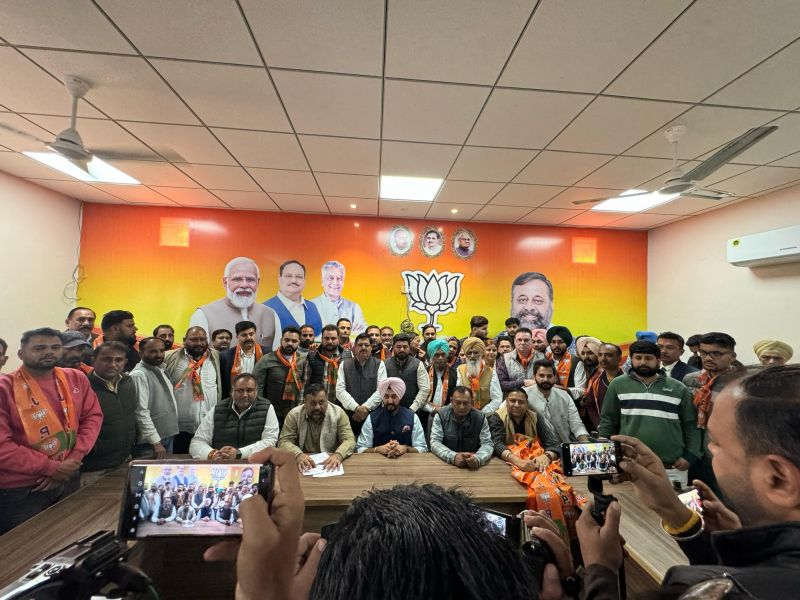 Senior Leaders Join BJP in Presence of BJP General Secretary Parminder Singh Brar at Ludhiana 