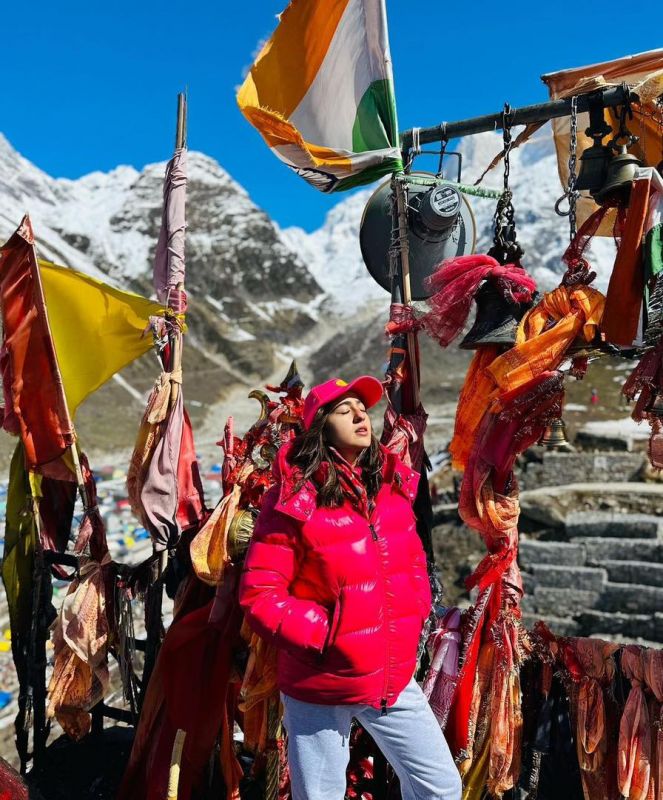 Sara Ali Khan at Kedarnath 