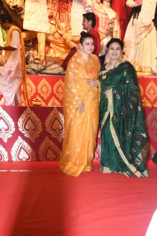 In Pics: Bollywood Stars Offer Reverence at Maa Durga Pandal on Special Occasion of Navratri 