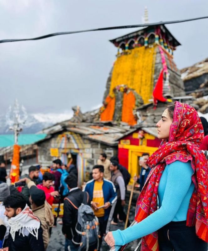 Sara Ali Khan at Kedarnath 