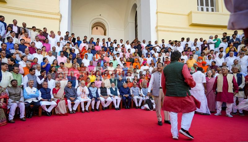 Photo Session of MPs at the Inauguration of New Parliament Building