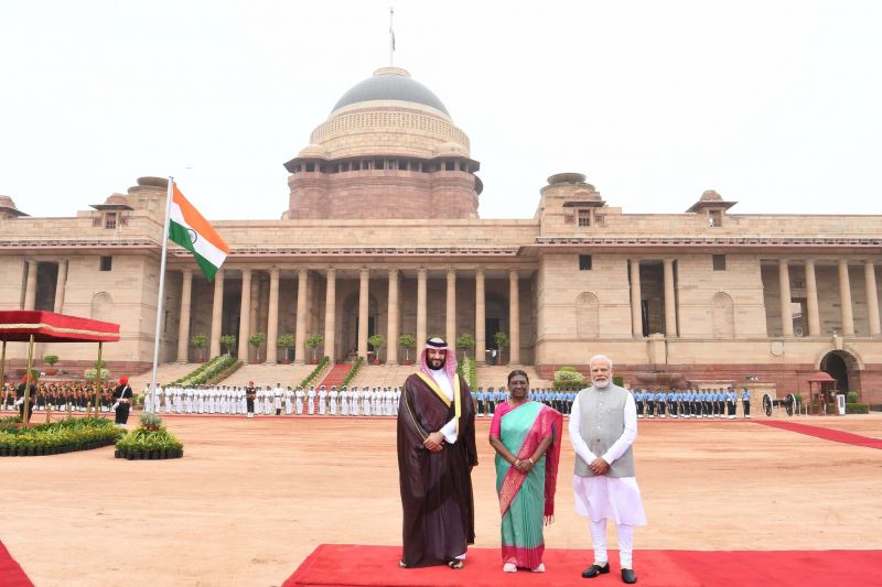 President Droupadi Murmu & PM Modi Meets Saudi Arabia's Crown Prince Mohammed bin Salman Al Saud