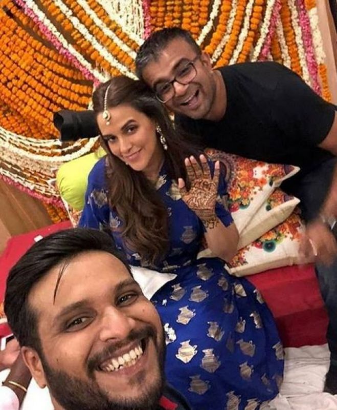 Beautiful pictures of Neha-Angad Mehendi & Wedding Ceremony