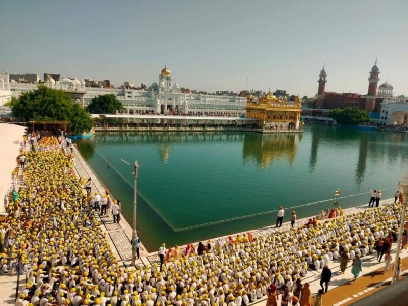 CM Bhagwant Mann offer prayers at Golden Temple for Drug-Free Punjab; Around 40,000 Kids Joined 